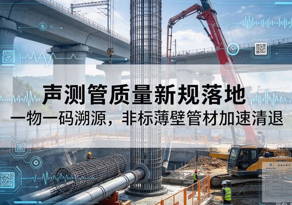 温县声测管质量新规落地，一物一码溯源，非标薄壁管材加速清退