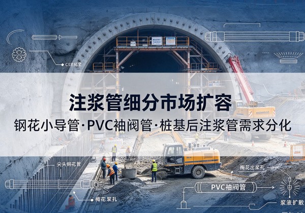 温县注浆管细分市场扩容，隧道钢花小导管、PVC 袖阀管、桩基后注浆管需求分化