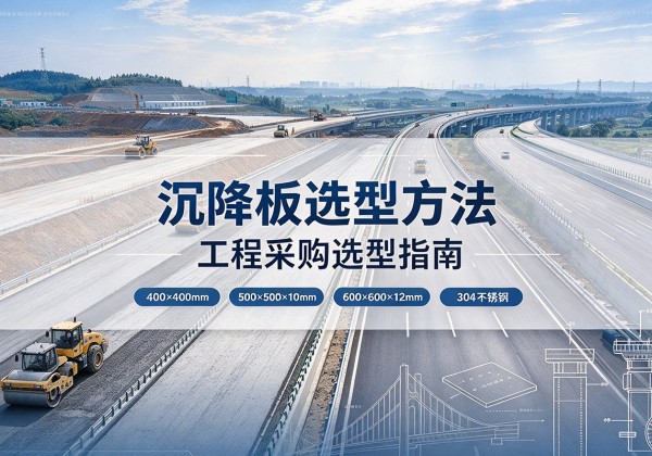 温县沉降板选择方法
